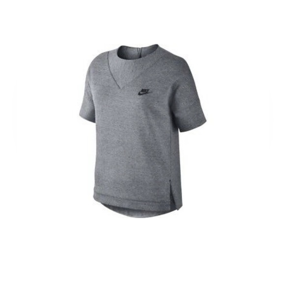 Women’s Nike Tech Fleece Short Sleeve Shirt - size S - Picture 1 of 3